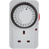 Generic Electronic Plug In Timer Switch, 24 Hour Programmable