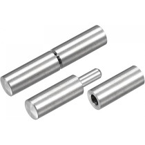 Abbas Ali Round Bar Hinges, Male to Female Stainless Steel Hinges, 14x65mm