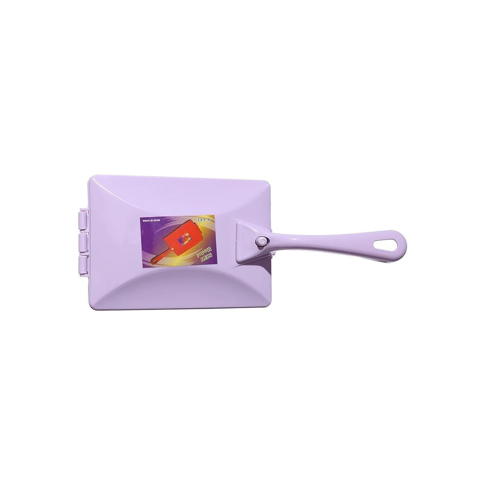 Abbas Ali Handheld Double Roller Brush, Carpet Cleaning, Sweeper, Crumb, and Hair Remover Brush, Random Color