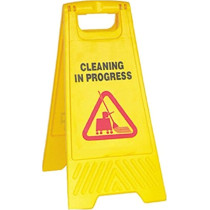 Abbas Ali Foldable Sign Board, Cleaning in Progress Warning Sign