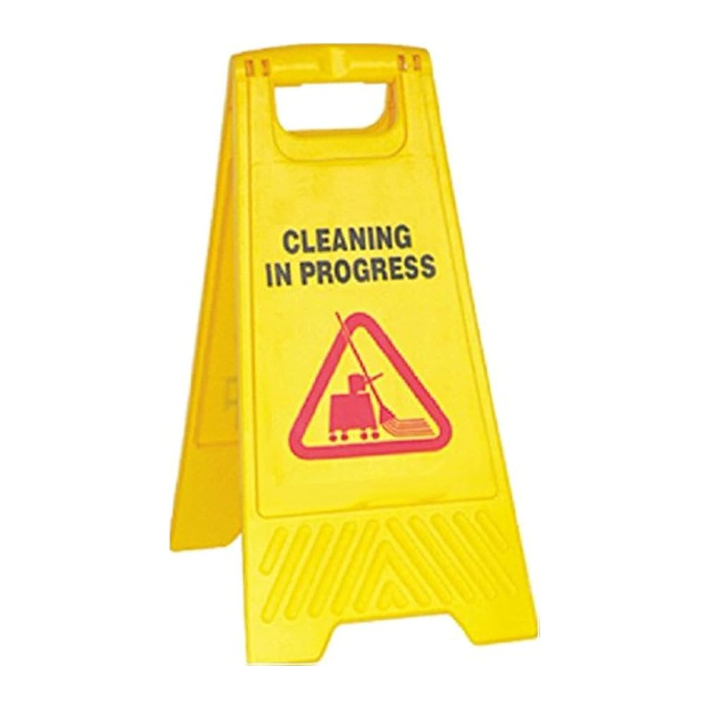 Abbas Ali Foldable Sign Board, Cleaning in Progress Warning Sign