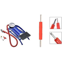 Abbas Ali Foot Pump with Valve Remover, For Bikes, Cars, Cycles, Sports Balls, Football, Basketball, etc.