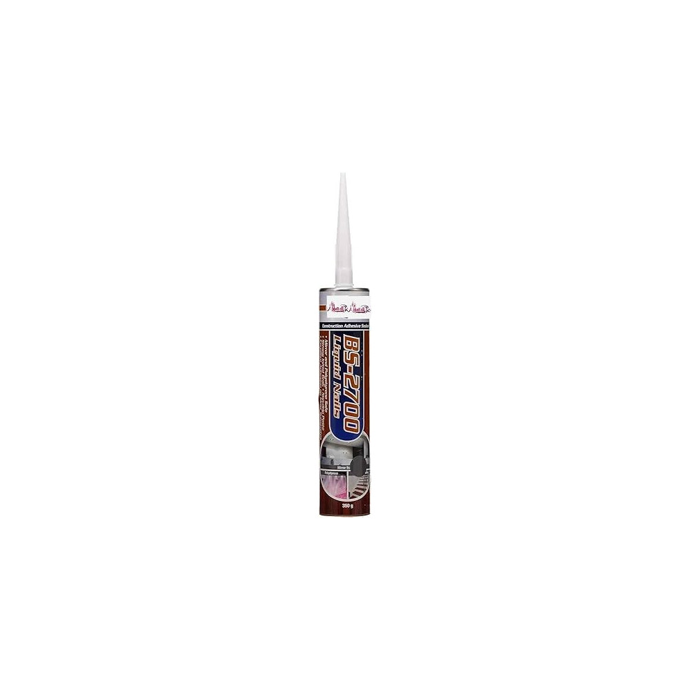 Abbas Ali Bossil BS 2700 Liquid Nails Construction Adhesive Glue, 350g, Ideal for Wood, PVC, Metal, Concrete, Cement Sheets, Brown, Pack of 6