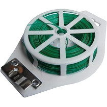Abbas Ali Multi Functional Garden Twist Tie with Cutter, 100 Meters of Coated Wire, Ideal for Gardening, Home, and Office Organization