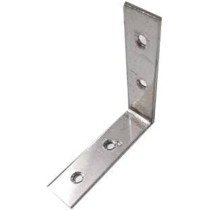Abbas Ali GI Angle Bracket, Right Angle Set of 8 Pcs, 2 Inch, Durable Steel Brackets for Strong Support and Construction