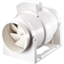 Abbasali Circular Inline Exhaust Fan Low Noise Duct Fan For Bathroom Kitchen Ventilation (4 Inch (100Mm))