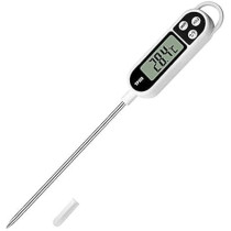 Abbasali Meat Food Candy Thermometer, Probe Instant Read Thermometer, Digital Cooking Kitchen Bbq Grill Thermometer With Long Probe For Liquids Pork Milk Yogurt Deep Fry Roast Baking Temperature