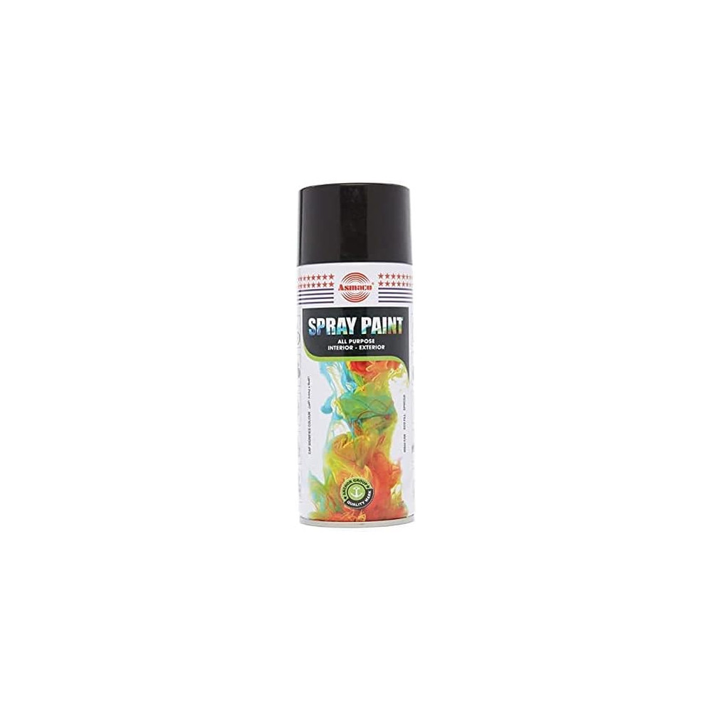 Abbasali Asmaco Spray Paint Black Pack Of 3Pcs