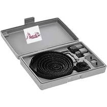 Abbasali 16Pcs Hole Saw Cutter Kit, Hole Cutter Set With Core Drill Bit Mandrels Hex Key And Install Plate, Stable And Durable, Quickly Open Hole, Hole Cutting Tools For Plasterboard, Plastic Etc