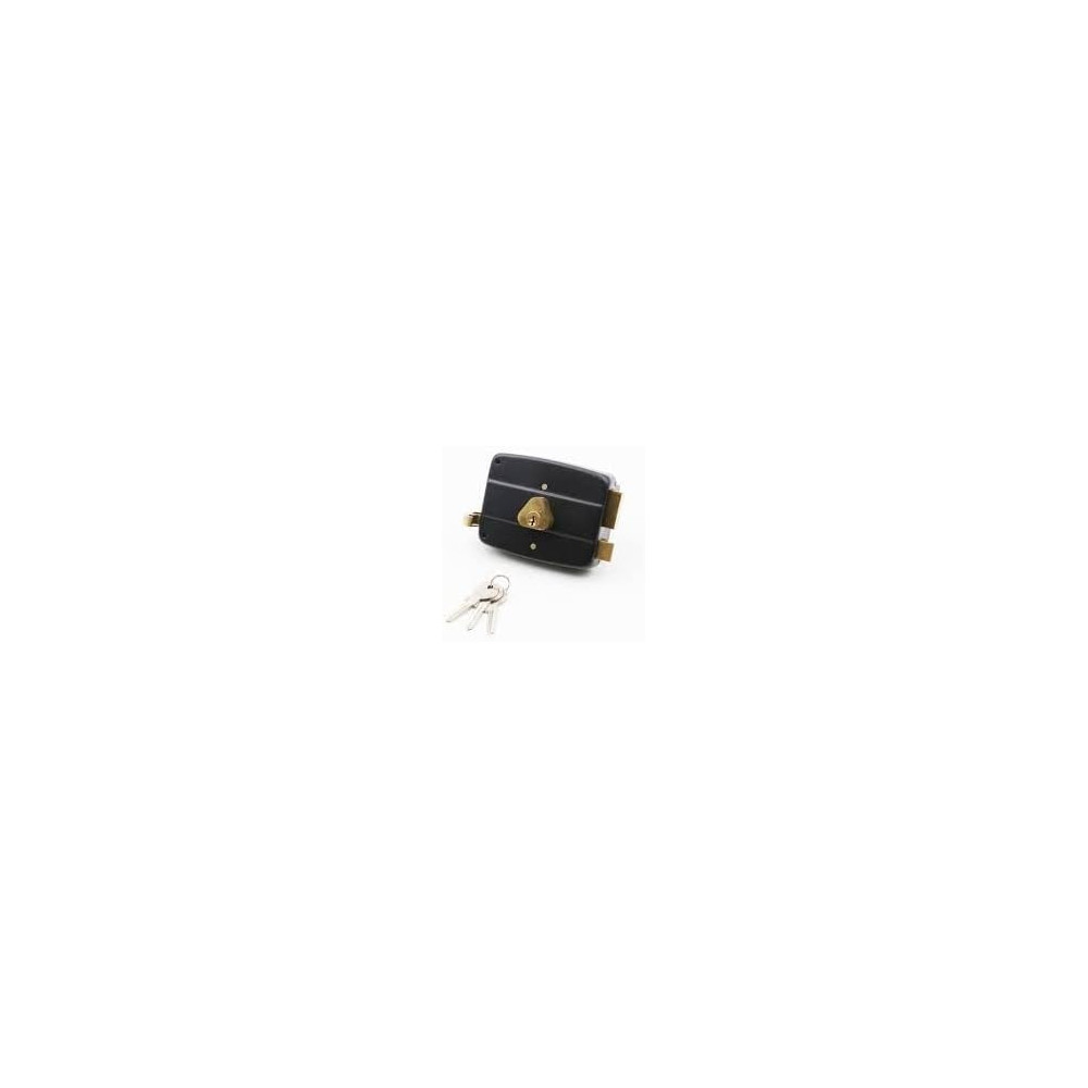 Abbasali Heavy Duty Mechanical Rim Locks Manual Type Solid Brass Cylinder Rim Lock With Hook