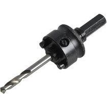 Abbasali A2 Quick-Hitch Arbor Fits Hole Saws 32-210Mm 1.1/4-Inch - 8.9/32-Inch And Shank Size 11Mm 7/16-Inch Hex
