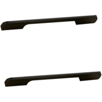 Abbas Ali Set of 2 Zinc Alloy Handles, 96mm, Black, Ideal for Kitchen, Office, Cabinet, Drawer, Door, and Wardrobe Furniture