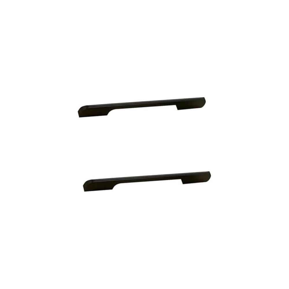 Abbas Ali Set of 2 Zinc Alloy Handles, 96mm, Black, Ideal for Kitchen, Office, Cabinet, Drawer, Door, and Wardrobe Furniture