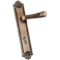 Abbas Ali Wooden Door Handle and Lock Set for Entrance and Interior Doors, Model M06 F106