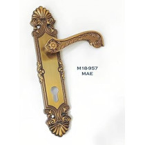 Abbas Ali Premium Wooden Door Handle and Lock for Entrance and Interior Doors, Model M18 957