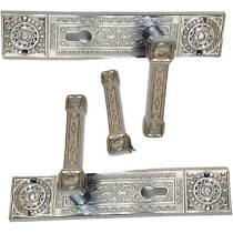 Abbas Ali Wooden Door Handle and Lock for Entrance and Interior Doors, Model M23 K13