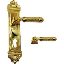 Abbas Ali Wooden Door Lock and Door Handle for Entrance and Interior Doors, Model M55 F92