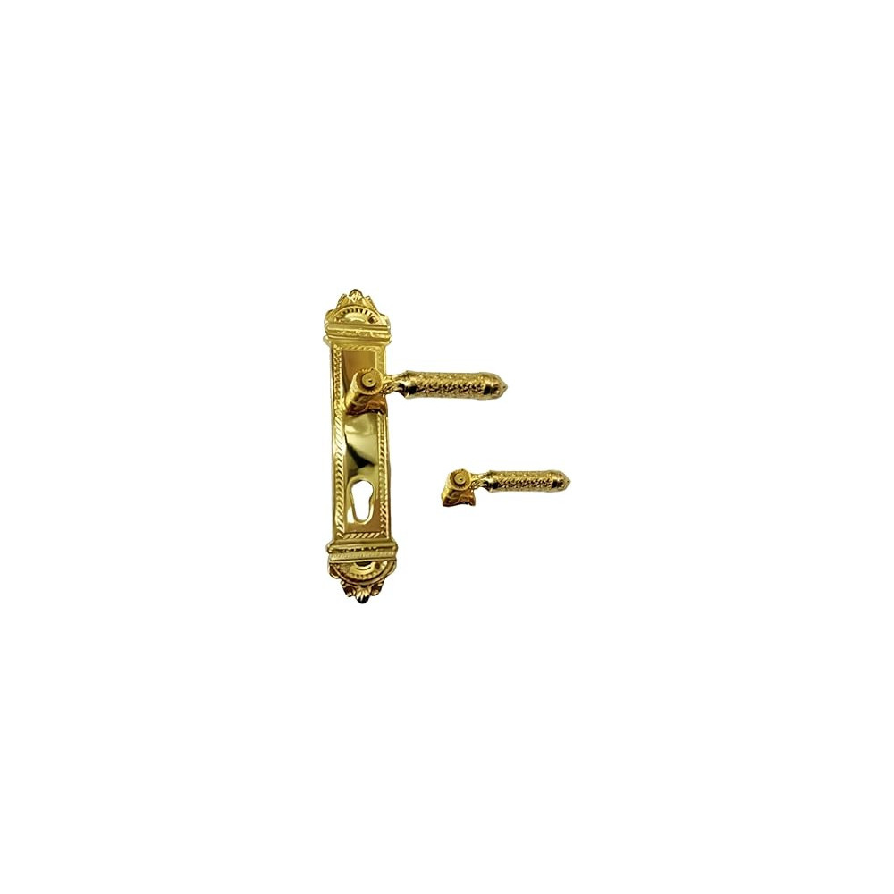 Abbas Ali Wooden Door Lock and Door Handle for Entrance and Interior Doors, Model M55 F92