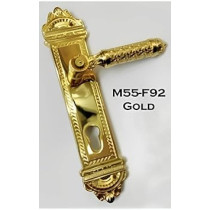 Abbas Ali Wooden Door Lock and Door Handle for Entrance and Interior Doors, Model M55 F92