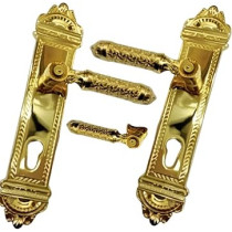 Abbas Ali Wooden Door Lock and Door Handle for Entrance and Interior Doors, Model M55 F92