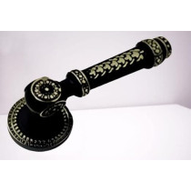 Abbas Ali Wooden Door Handle and Lock for Entrance and Interior Doors, Model Manolya