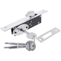 Abbas Ali Premium Sliding Door Hook Lock with 3 Cross Shaped Star Key, Dead Bolt Locks for Aluminum Framed Glass Doors