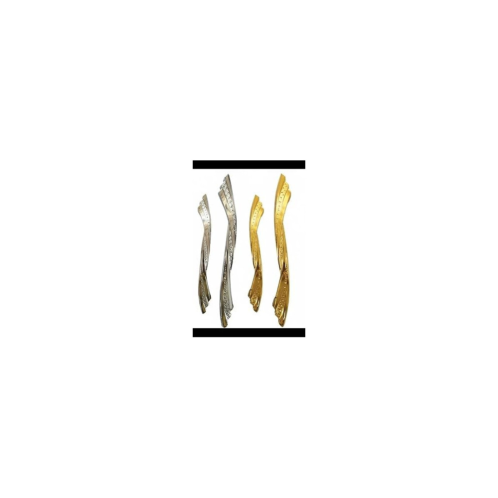 Abbas Ali Modern Furniture and Cabinet Door Handle Set of 2 Pieces, Model A065, Gold