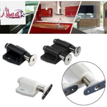 Abbas Ali Magnetic Door Catcher, for Cabinet and Closet, with Stainless Steel Screws, Pack of 5, Single, White