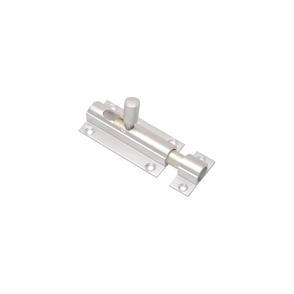 Generic 76 Single Door Kit, Stainless Steel, Complete Set Includes Aldrop, Latch, Handles, Tower Bolt, and Door Stopper, 2mm, Laher, 4 Line, Pack of 1