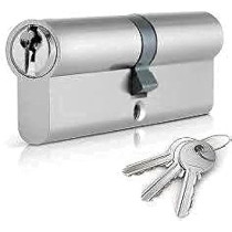 Abbas Ali Door Cylinder, 70mm, With 3 Keys, SN
