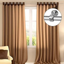Abbas Ali 2 Pack Stainless Steel Closet Pole Sockets, Heavy Duty Closet Rod End Supports, Flange Rod Holder with Screws, For Ceiling Wardrobe Bracket, Shower Curtain Rod Flange Socket Kit, 3/4 Inch