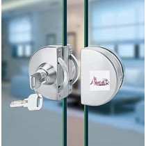 Abbas Ali Center Glass Door Lock, Both Side Key