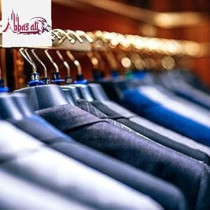 Abbas Ali 95 Cm Wardrobe Bar, Clothes Rod, Closet and Cupboard Organizer, Chromed Steel with Fittings, Easy Installation, Rail Coat Rack Wall or Clothes Rail, Pack of 9