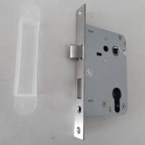 Abbas Ali Modern Door Lock, 55x72, Silver