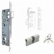 Abbas Ali Door Cylinder, With 3 Keys, Used In Wooden & Aluminium Doors, Heavy Duty, 3 Months Replacement Guarantee, 100mm