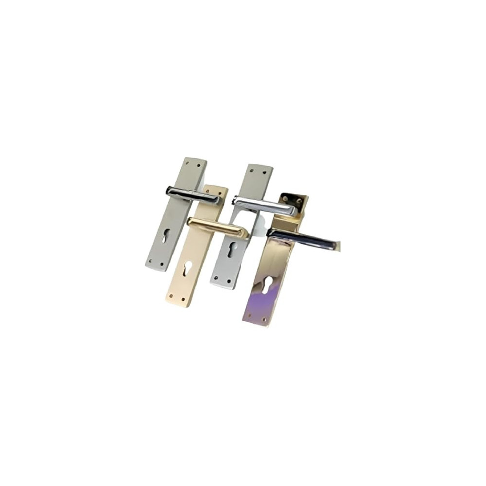 Abbas Ali Wooden Door Handle, For Entrance And Interior Doors, Model N12 KA013, Rose Gold