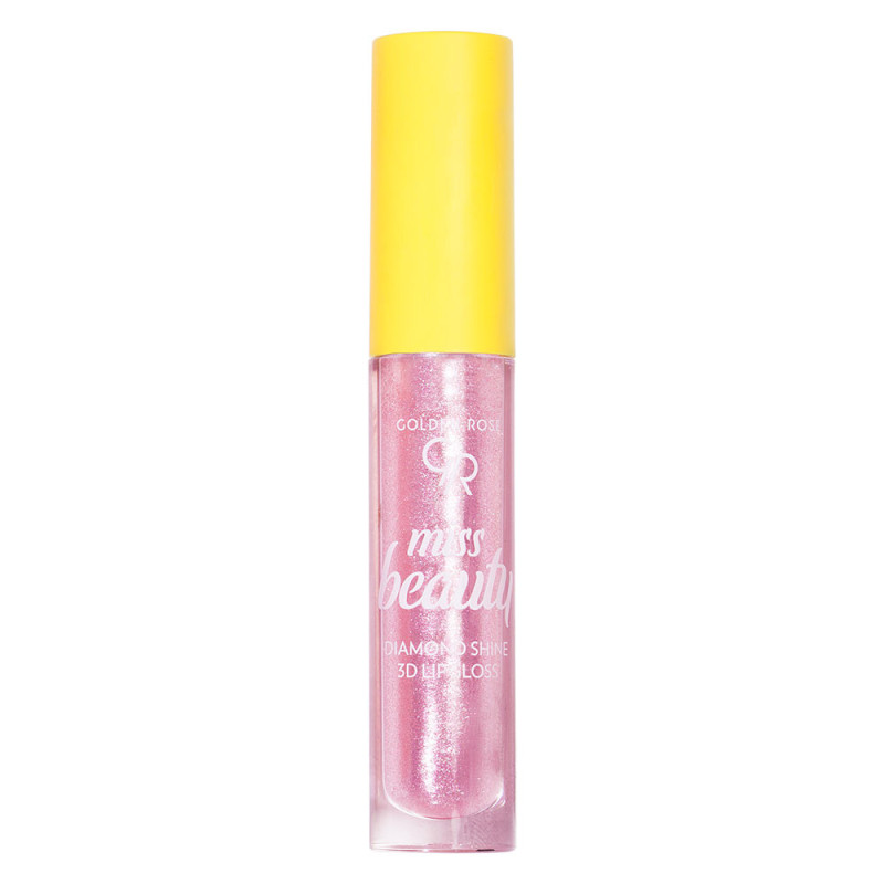 Golden Rose Miss Beauty Diamond Shine 3D Lipgloss No 01 Pink Trip