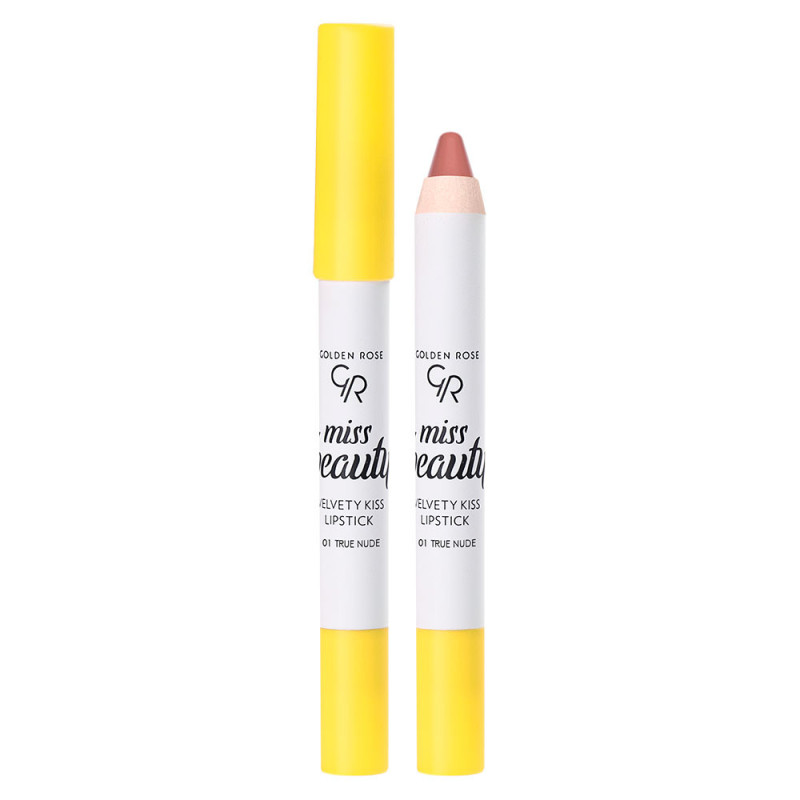 Golden Rose Miss Beauty Velvety Kiss Lipstick No 01 True Nude
