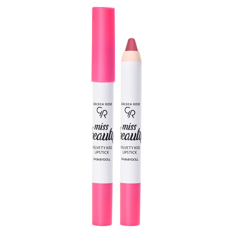 Golden Rose Miss Beauty Velvety Kiss Lipstick No 04 Baby Doll