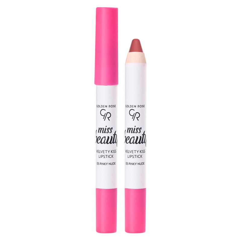 Golden Rose Miss Beauty Velvety Kiss Lipstick No 05 Pinky Nude