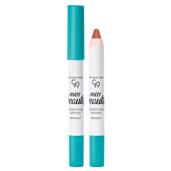 Golden Rose Miss Beauty Velvety Kiss Lipstick No 06 Peachy