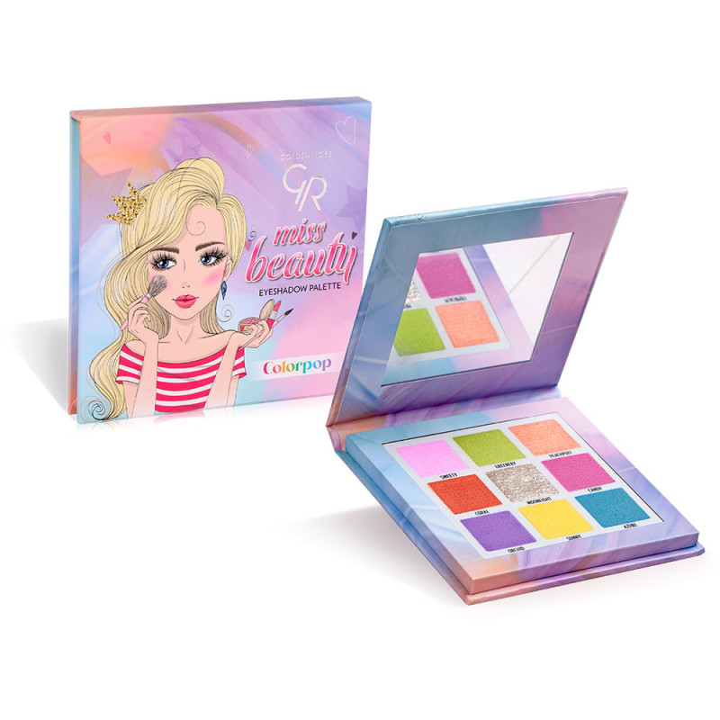 Golden Rose Miss Beauty Colorpop Eyeshadow Palette Colorpop