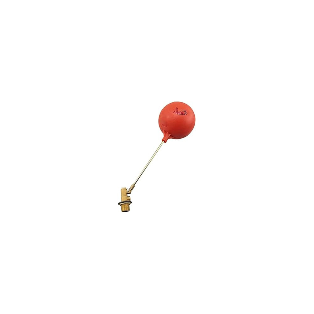 Abbasali Water Tank Float Valve Brass Float Valve For Pond Toilet Cistern Aquariums (1 Inch)