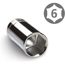 Abbasali Deep Socket 1/4''6Pt (4Mm)