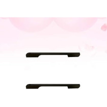 Abbasali Handles 2Pcs Drawer Pull Bar European Style c Alloy Handle Simple Door Grip, Black