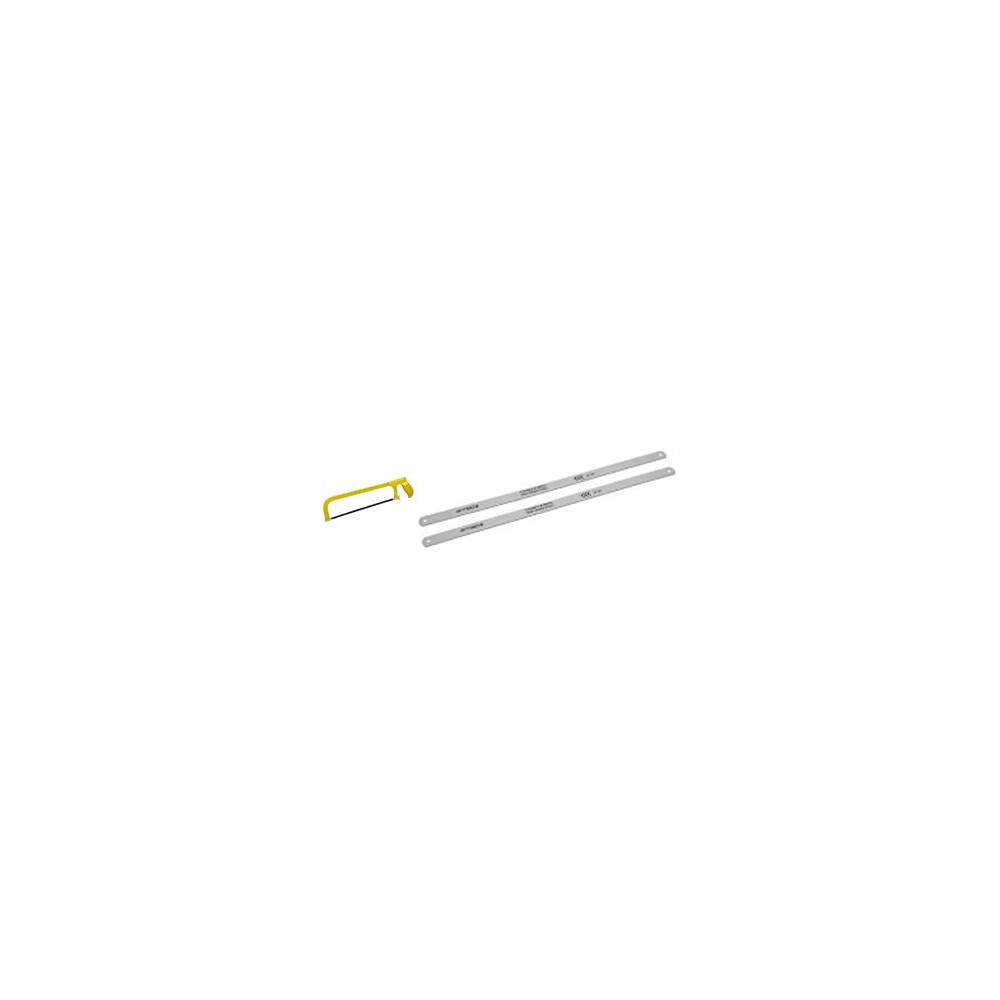 Abbasali Hacksaw Frame With Blades For Cutting Aluminium,Steel,Plastic Etc (Hacksaw Frame With 5 Spare Blades)
