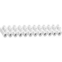 Abbasali Wire Connector Strip 10 Position Screw On Terminal Block, Nf Ce Eac Rohs Standard Cable Connectors, Ekl Weiss Seiries Made In Austria (4-16Mm Single Strip)