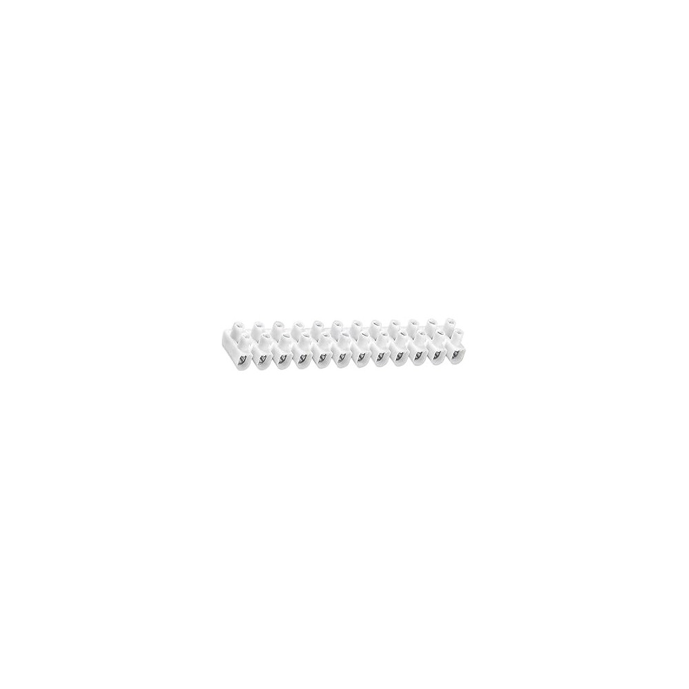 Abbasali Wire Connector Strip 10 Position Screw On Terminal Block, Nf Ce Eac Rohs Standard Cable Connectors, Ekl Weiss Seiries Made In Austria (4-16Mm Single Strip)