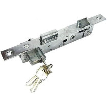 Njm Aluminium Door Lock Body With Key Cylinder 20Mm Back Set