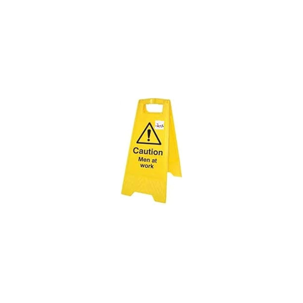 Abbasali Foldable Sign Board " Caution Man At Work"